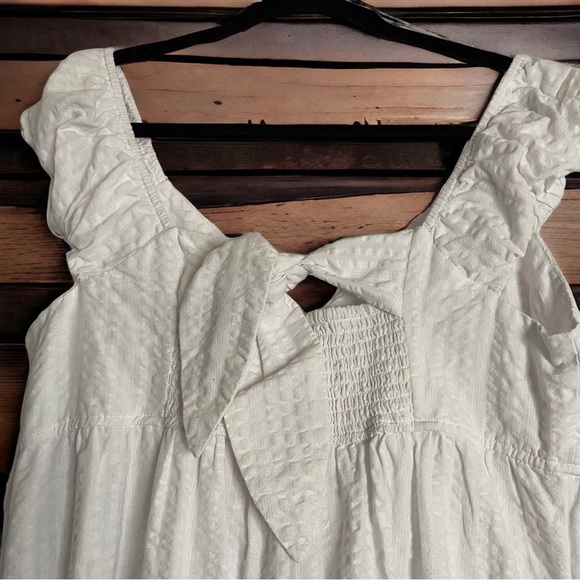 Old Navy white midi summer Dress, Petite L, NWT - Picture 3 of 5
